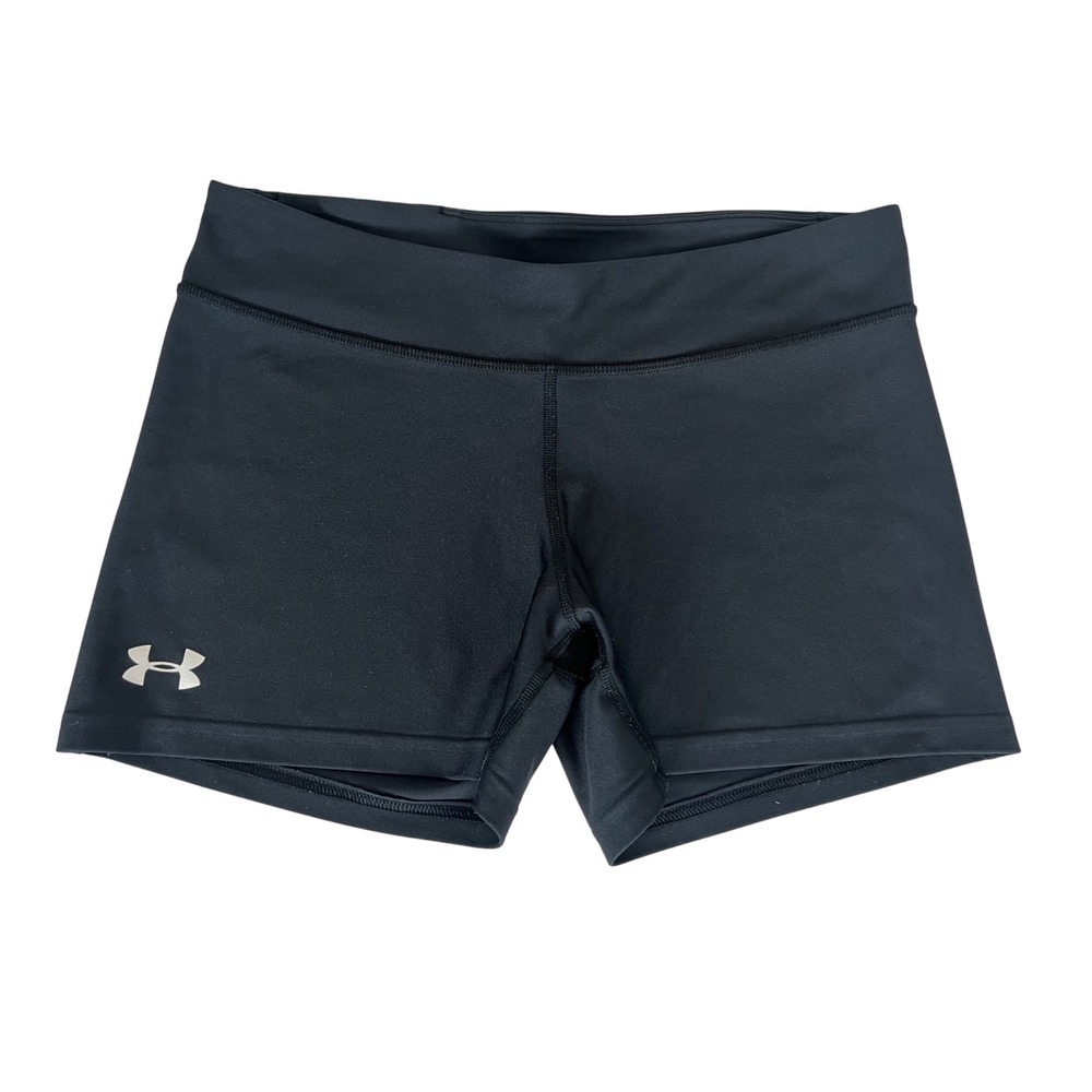 Under Armour Womens Compression Shorts Athletic Gym Workout Black